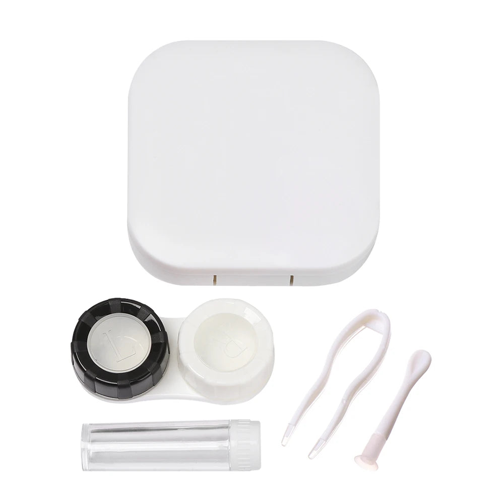 Boîtier à Lentilles de Contact Carré Portable | 17 Coloris | Voyage & Quotidien | Unisexe – CLEVI Paris