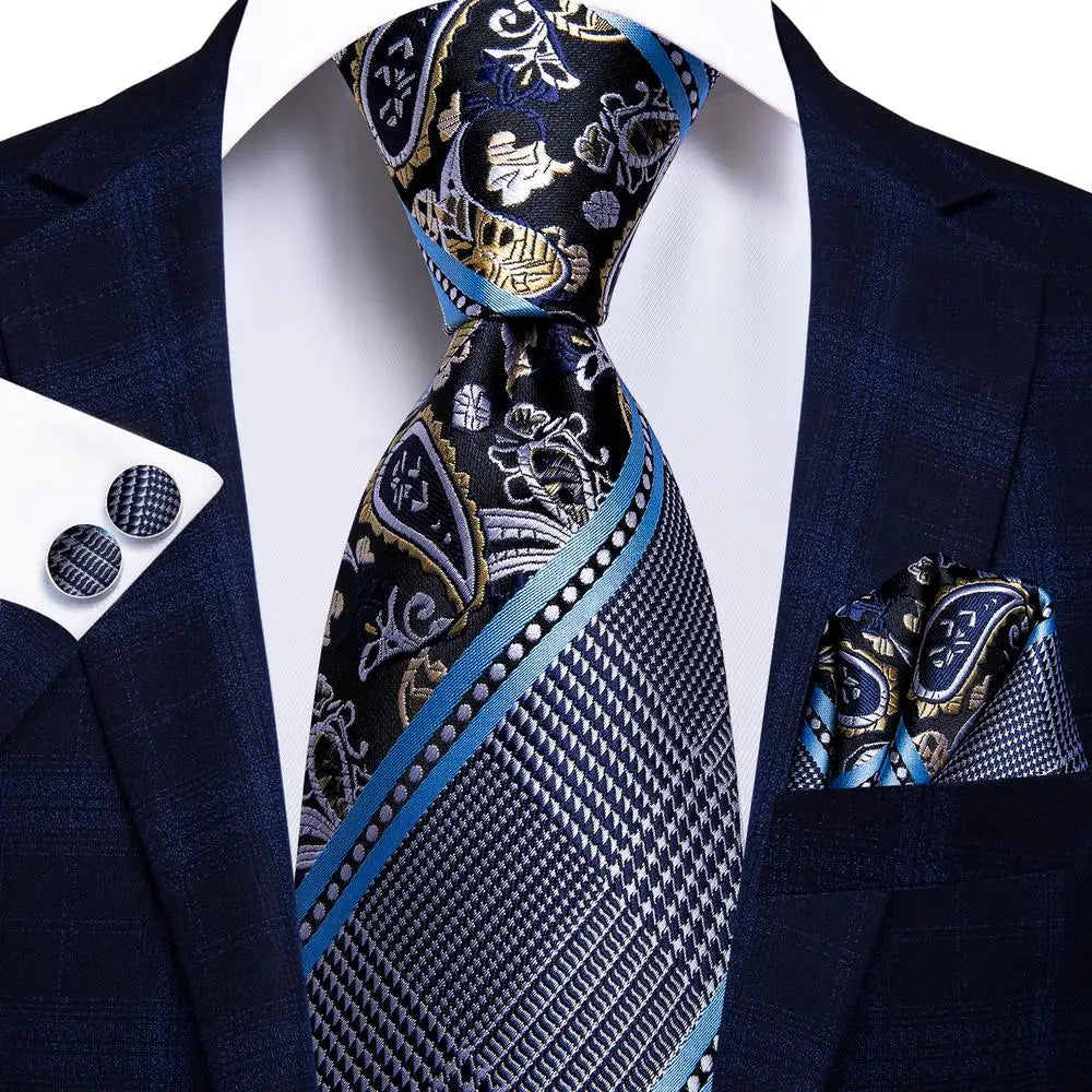 Ensemble cravate homme paisley – CLEVI Paris