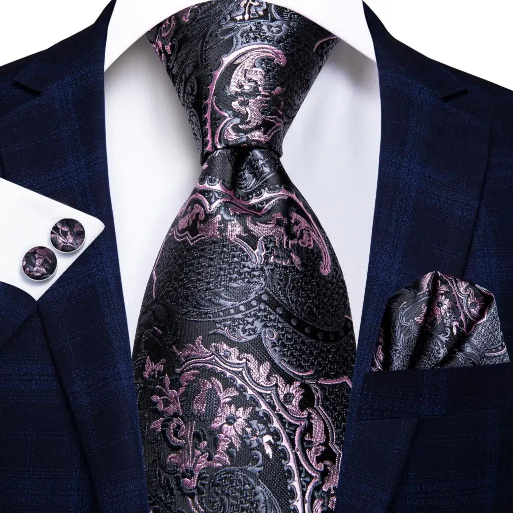 Ensemble cravate homme paisley – CLEVI Paris