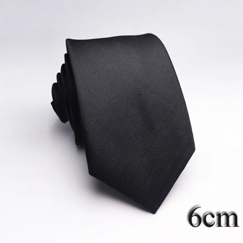 Cravate unisexe unie 6 à 8 cm – CLEVI Paris