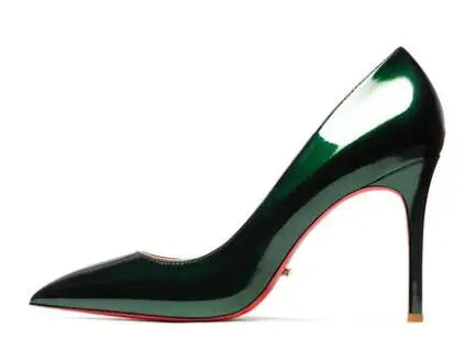 Escarpins Femme Talons Aiguilles Bout Pointu | Marron, Noir, Nude, Gris, Vert Jade – CLEVI Paris