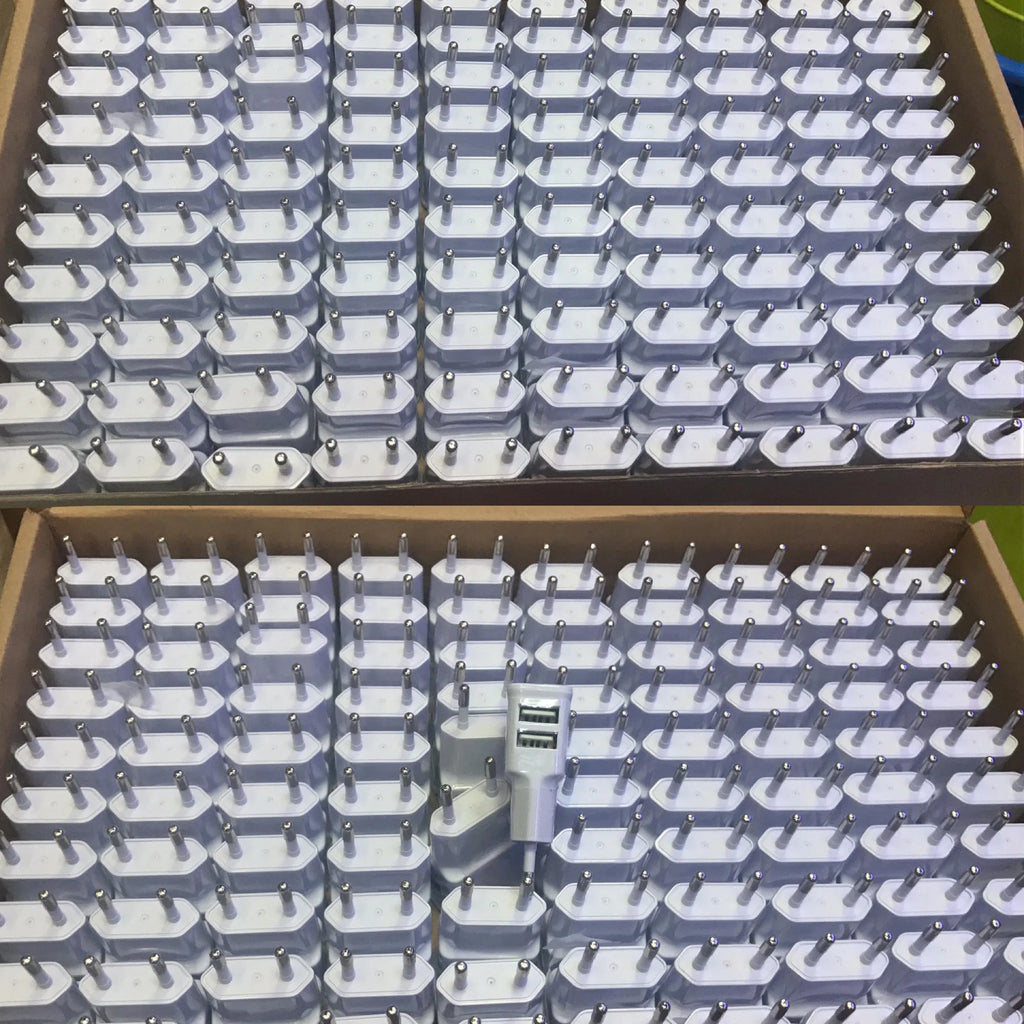 Chargeur Secteur USB 5V 1A ou 2A Prise EU Blanc – CLEVI Paris
