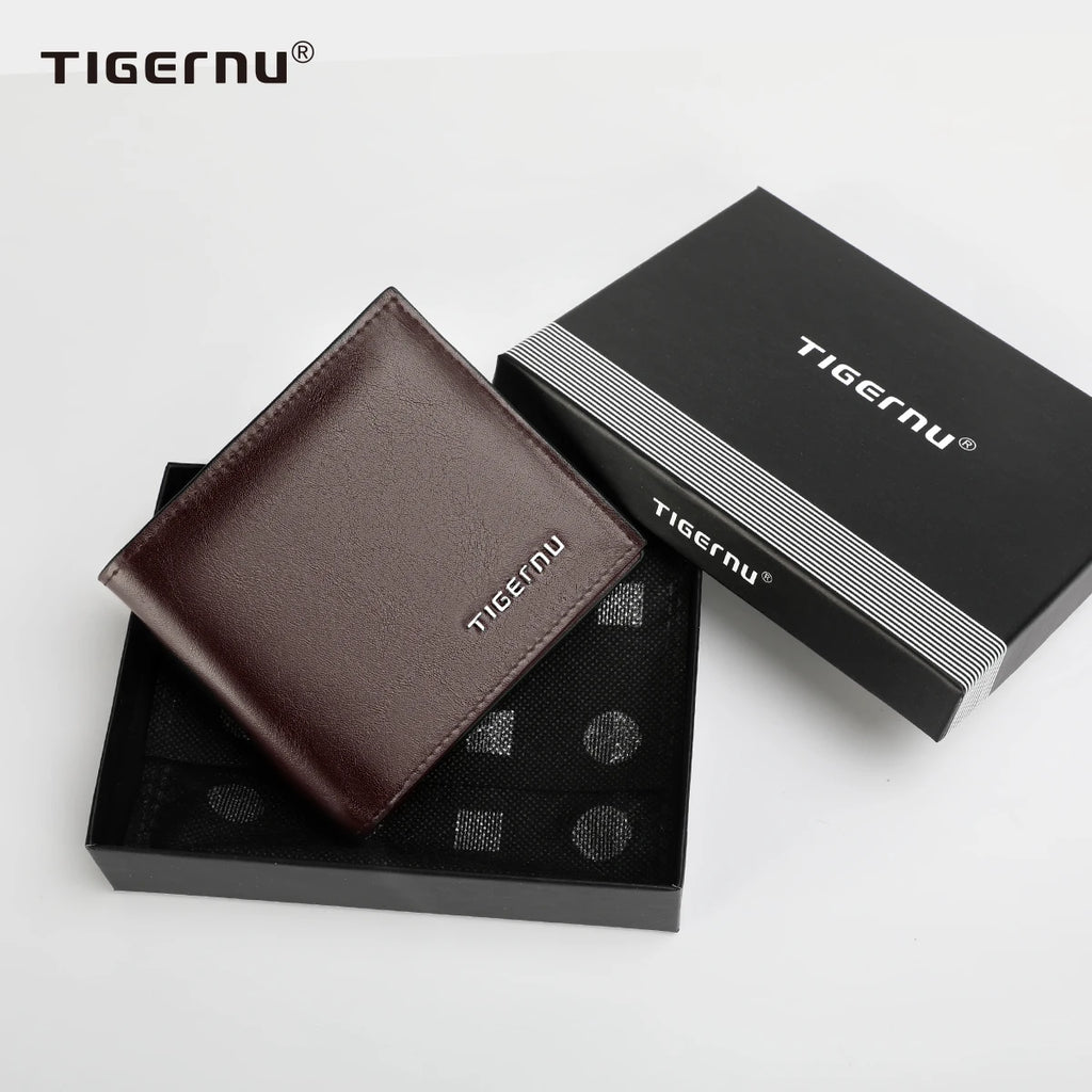 Portefeuille Slim Homme Anti-RFID Cuir PU Léger Boîte Cadeau – CLEVI Paris