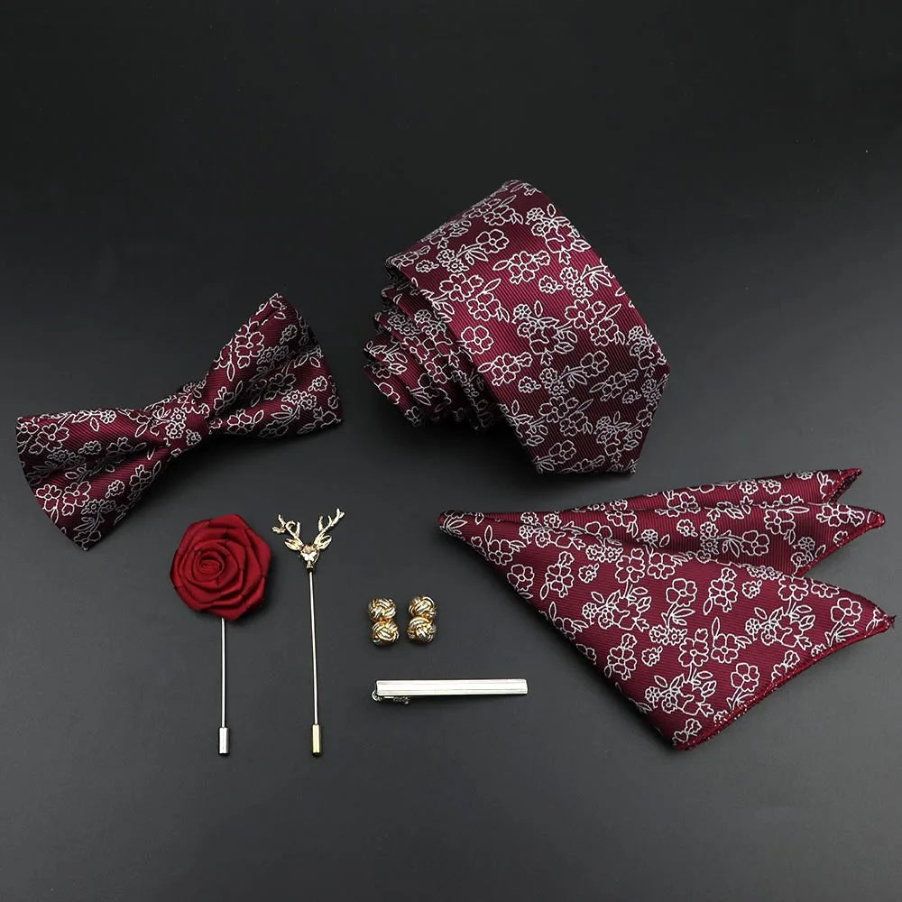 Ensemble cravate unisexe avec accessoires – CLEVI Paris