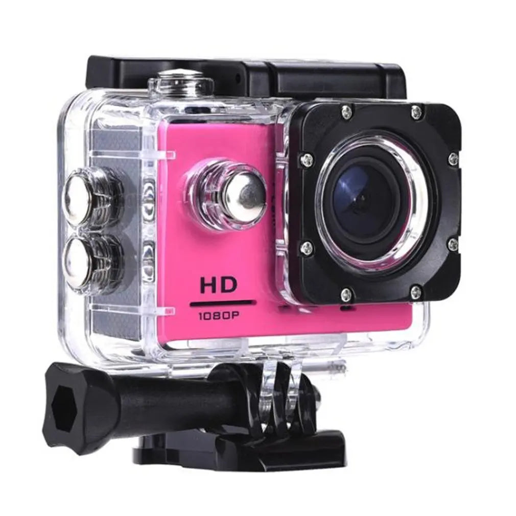 Caméra Sport Étanche 1080P Grand Angle – Plongée & Action – CLEVI Paris