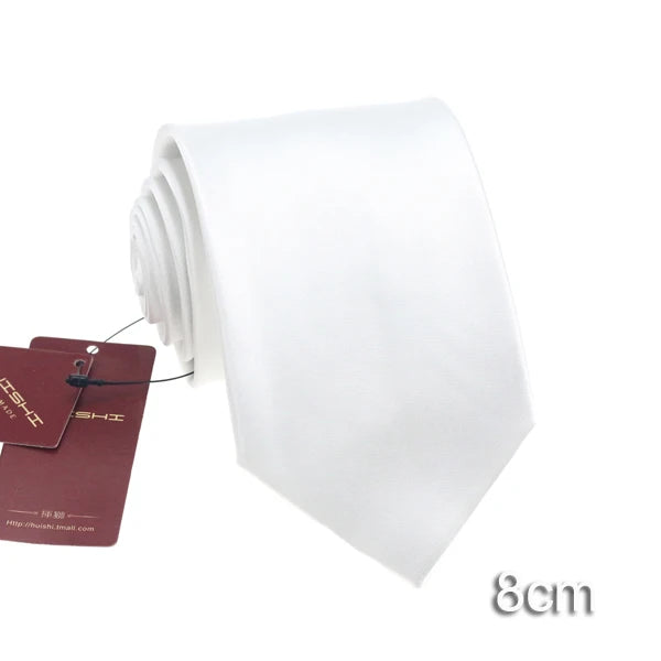 Cravate unisexe unie 6 à 8 cm – CLEVI Paris