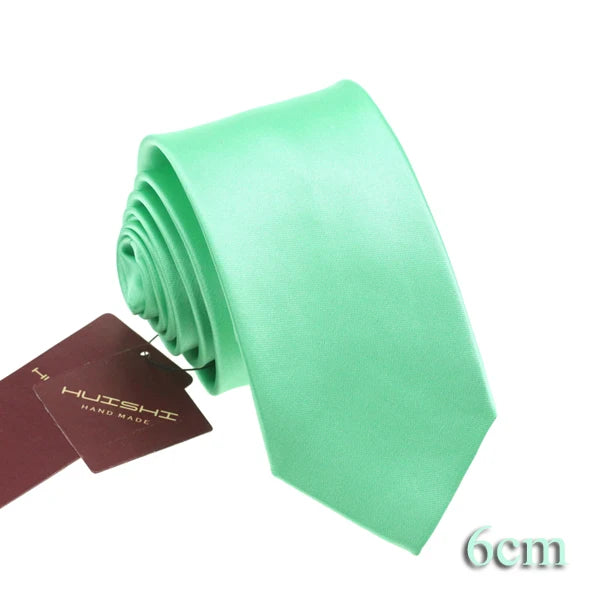 Cravate unisexe unie 6 à 8 cm – CLEVI Paris