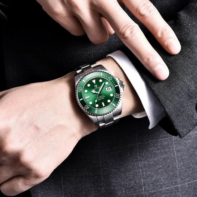 Montre Mécanique Homme PAGANI DESIGN PD-1639 – Automatique, Saphir, 10ATM, MIYOTA 8215 / NH35A