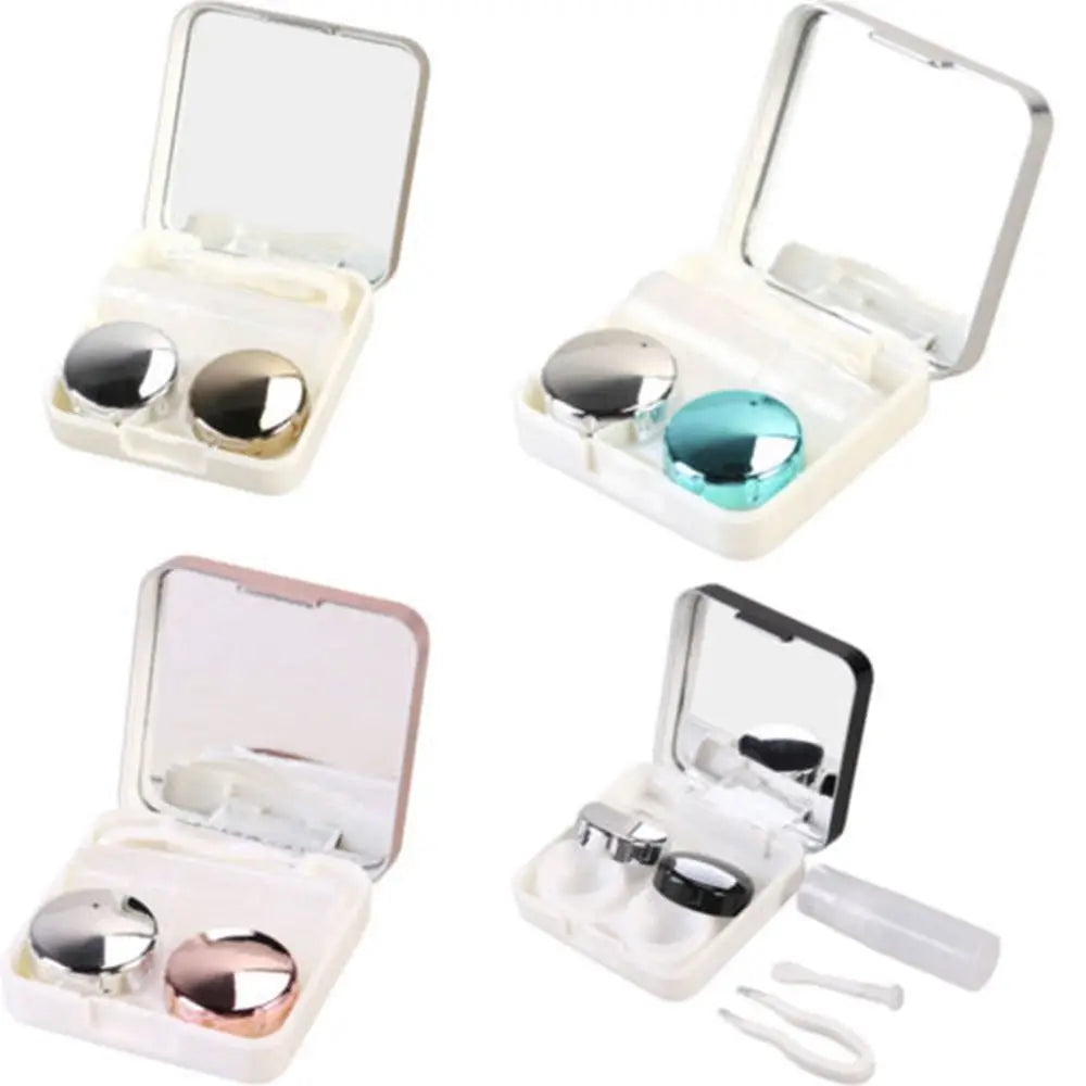 Boîtier à Lentilles de Contact Carré Portable | 17 Coloris | Voyage & Quotidien | Unisexe – CLEVI Paris