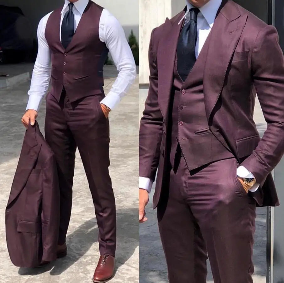 Costume homme 3 pièces pour mariage – CLEVI Paris