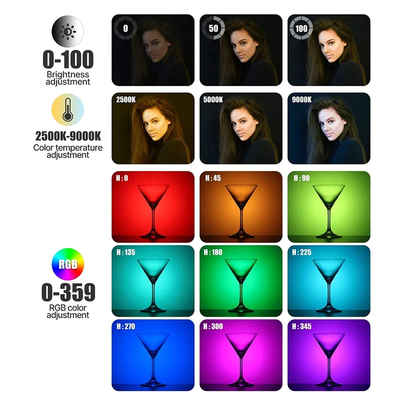 Lampe vidéo LED RGB Ulanzi VL120 – CLEVI Paris