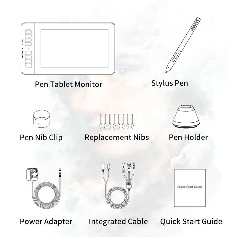 Gaomon PD1161 – Écran Graphique 11,6" IPS HD 8192 Niveaux Stylet Sans Batterie
