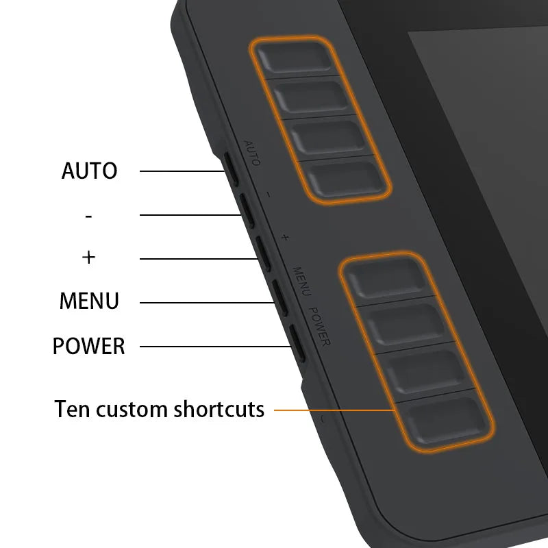 Gaomon PD1161 – Écran Graphique 11,6" IPS HD 8192 Niveaux Stylet Sans Batterie