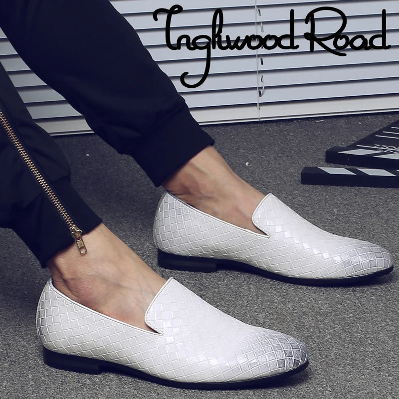 Penny Loafers Homme Cuir Tressé Slip-On | 4 Coloris – CLEVI Paris