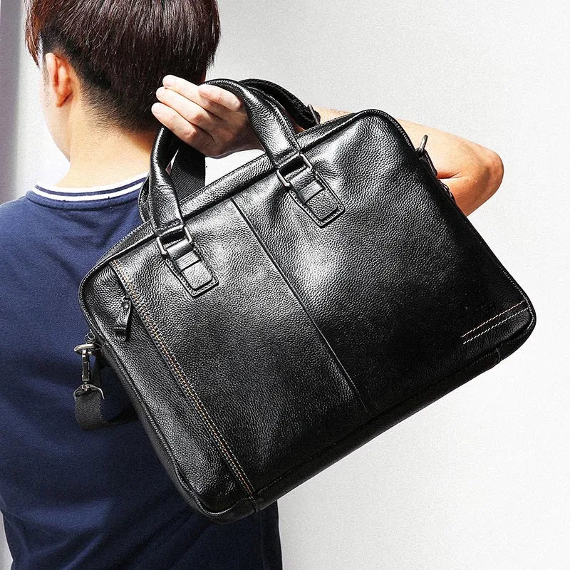 Porte-documents homme cuir 14 pouces N6025 – CLEVI Paris