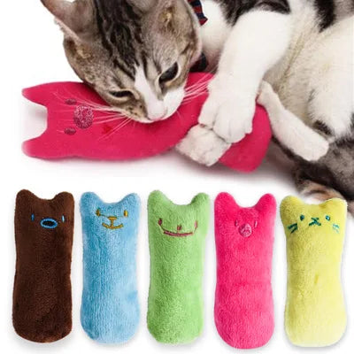 Jouet Catnip Chat | Peluche à Mâcher Interactif, PP Cotton & Sude, Anti-Ennui – CLEVI Paris