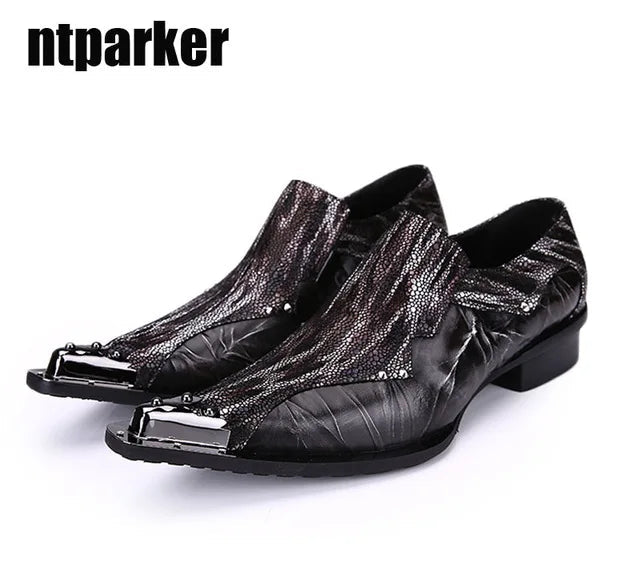 Oxford Homme Cuir Souple Bout Pointu Gentleman Noir – CLEVI Paris