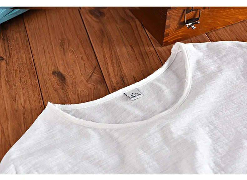 T-Shirt Homme 100% Coton Col Rond Uni Style Italien Casual 11 Coloris Respirant – CLEVI Paris