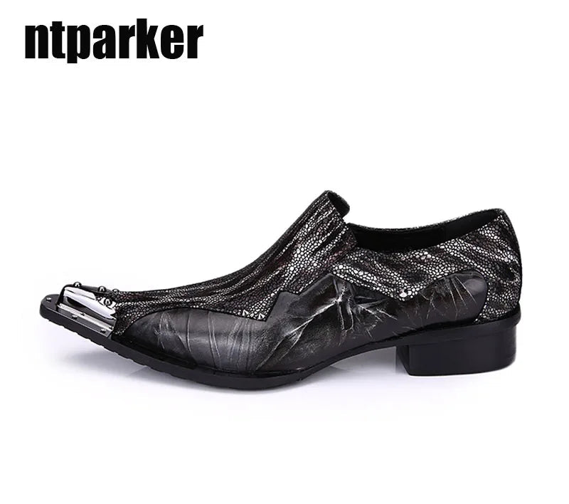 Oxford Homme Cuir Souple Bout Pointu Gentleman Noir – CLEVI Paris