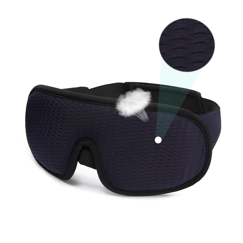 Masque de Nuit 3D Anti-Lumière Rembourré Ergonomique — CLEVI Paris