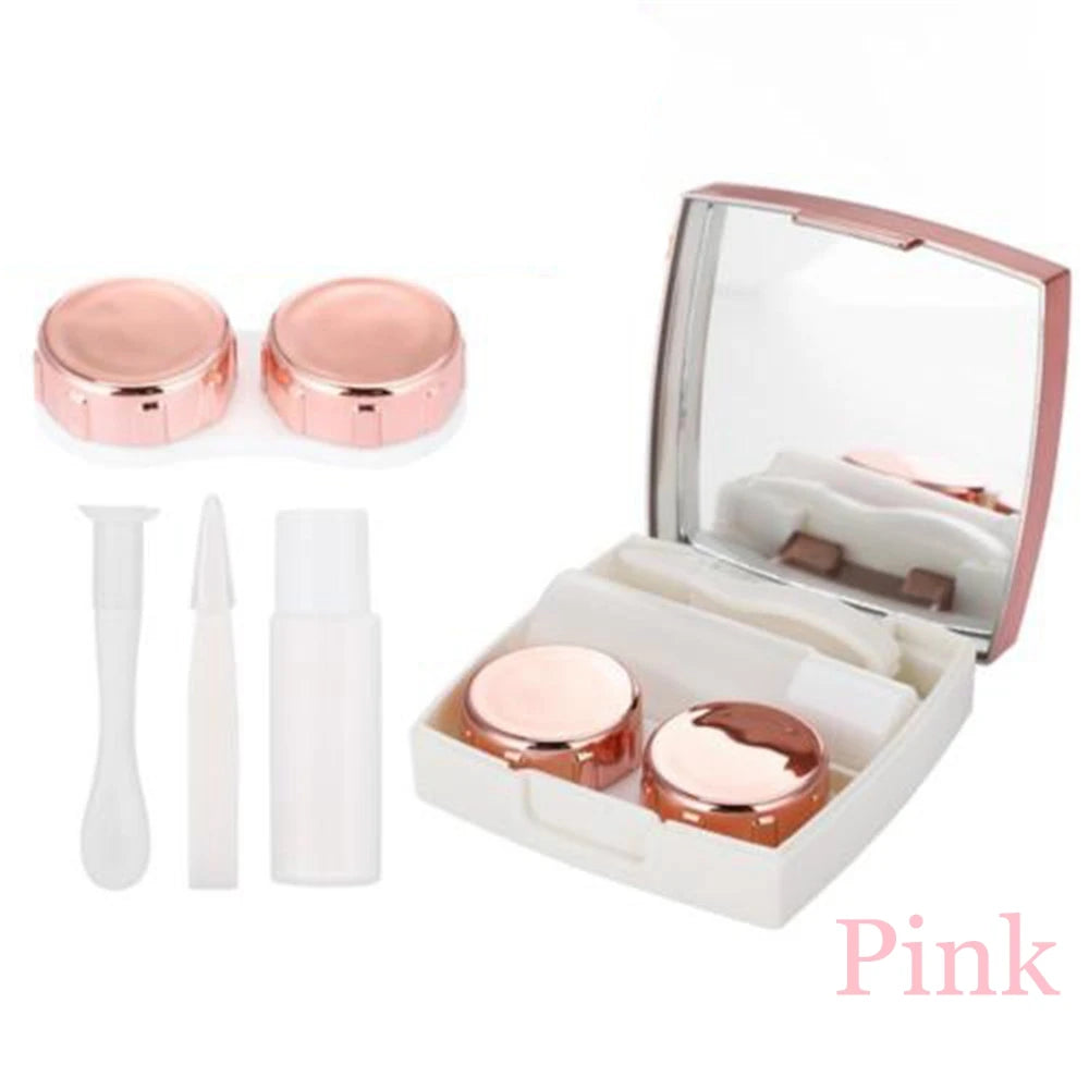 Boîtier à Lentilles de Contact Carré Portable | 17 Coloris | Voyage & Quotidien | Unisexe – CLEVI Paris