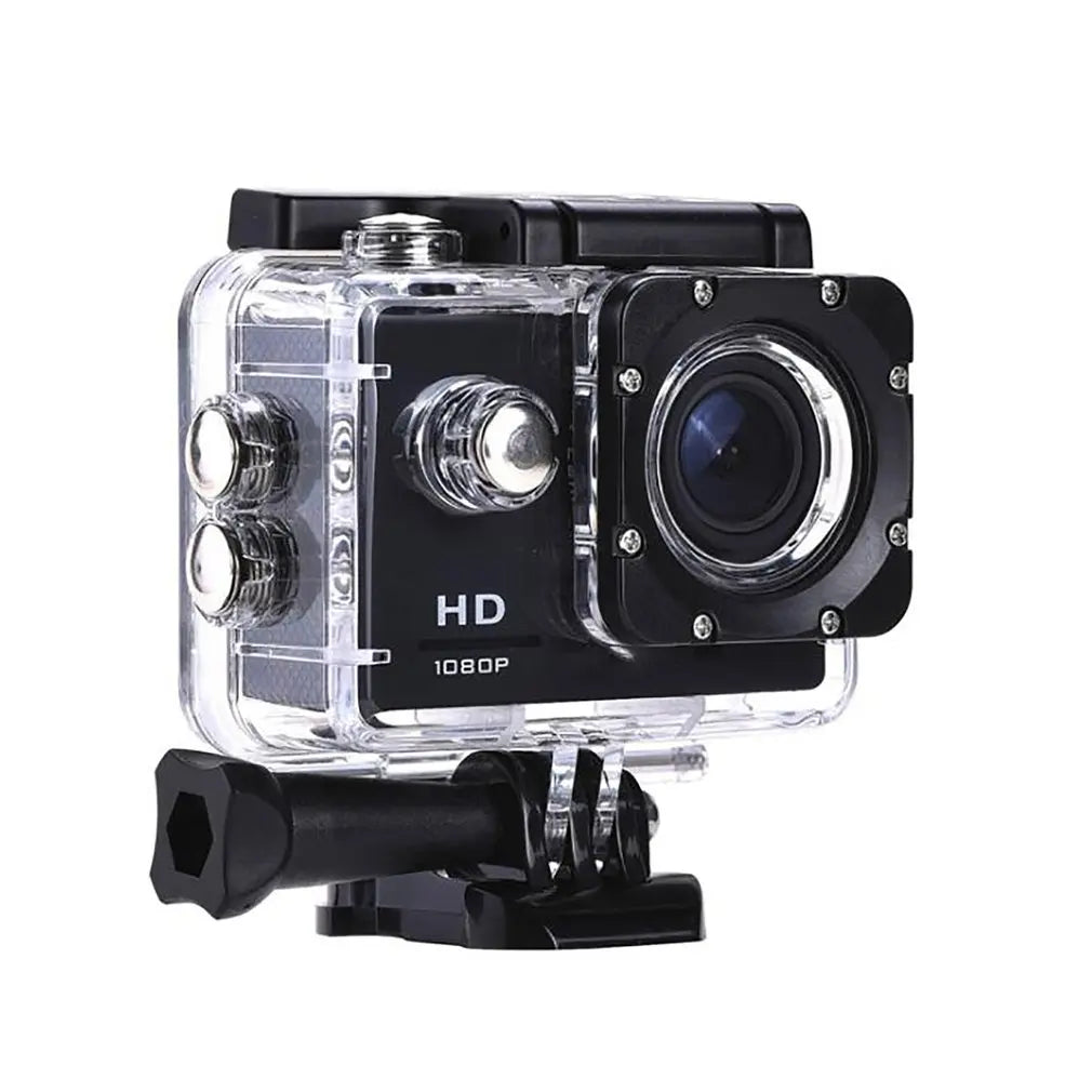 Caméra Sport Étanche 1080P Grand Angle – Plongée & Action – CLEVI Paris