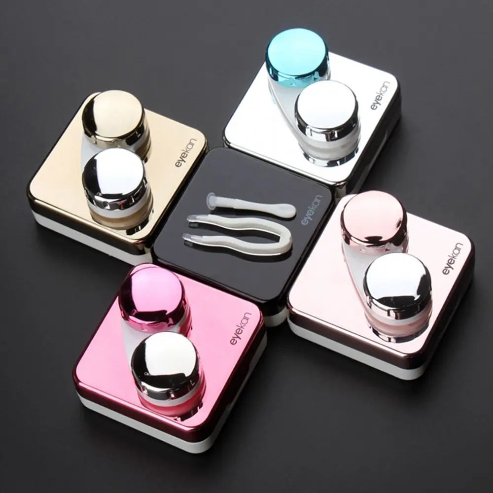 Boîtier à Lentilles de Contact Carré Portable | 17 Coloris | Voyage & Quotidien | Unisexe – CLEVI Paris