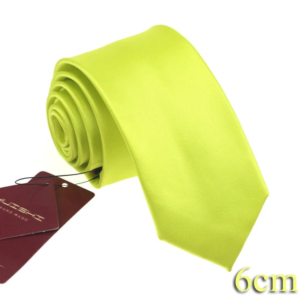Cravate unisexe unie en polyester – CLEVI Paris