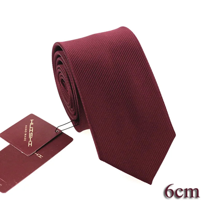 Cravate unisexe unie en polyester – CLEVI Paris