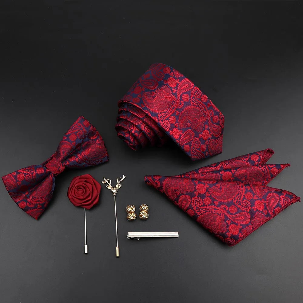 Ensemble cravate unisexe avec accessoires – CLEVI Paris