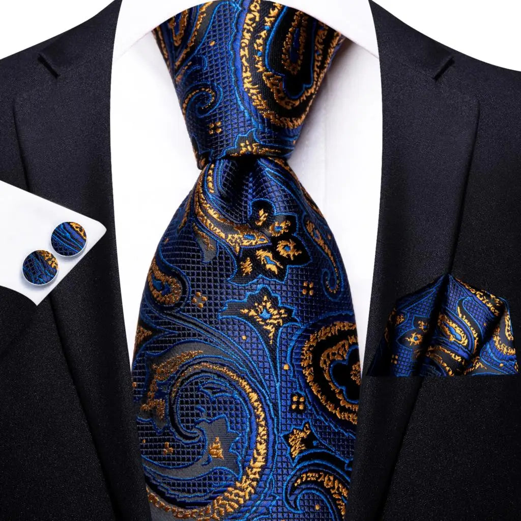 Ensemble cravate homme paisley – CLEVI Paris