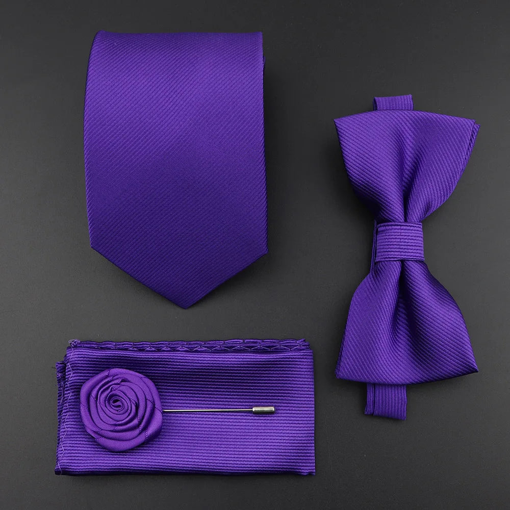 Ensemble cravate unisexe avec accessoires – CLEVI Paris