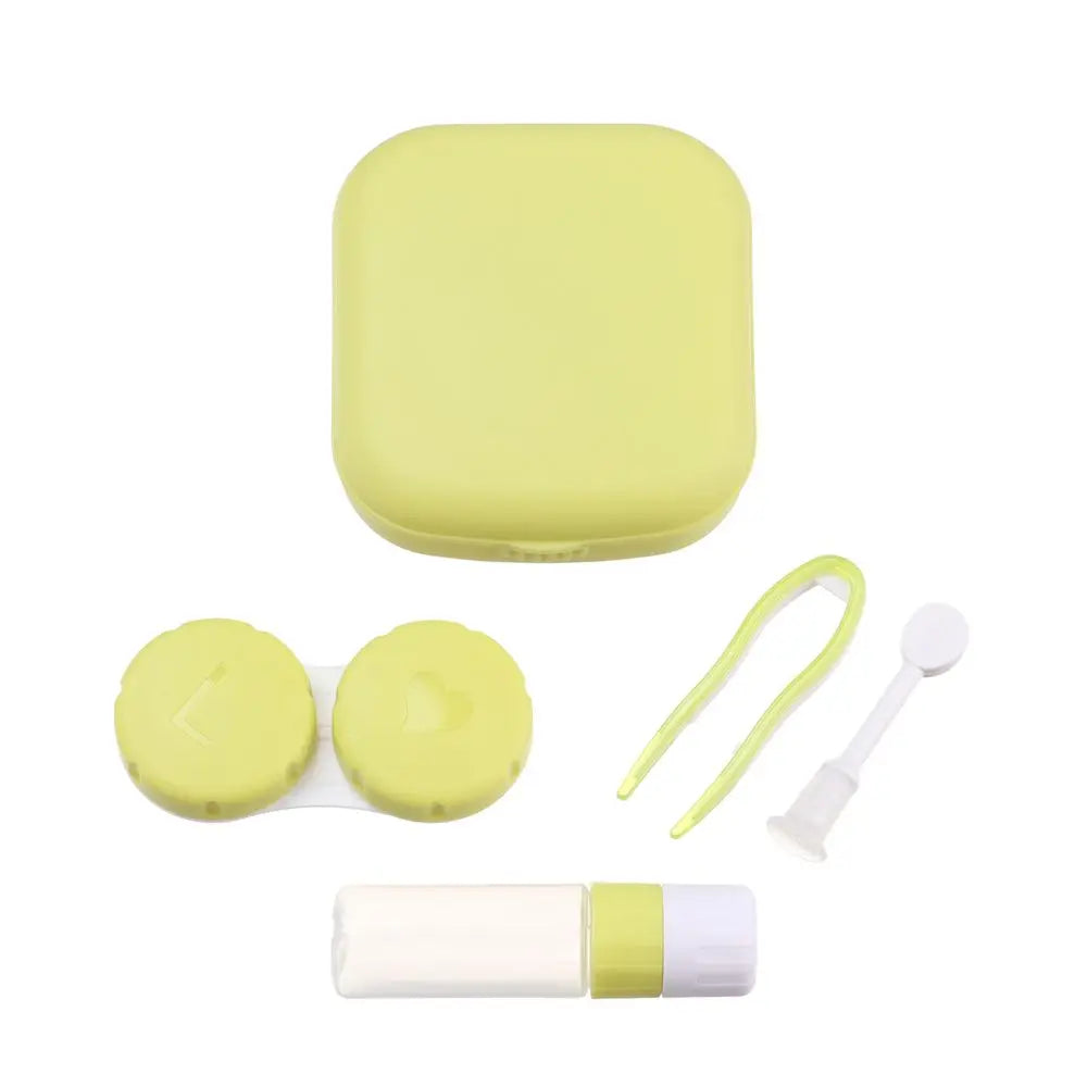 Boîtier à Lentilles de Contact Carré Portable | 17 Coloris | Voyage & Quotidien | Unisexe – CLEVI Paris