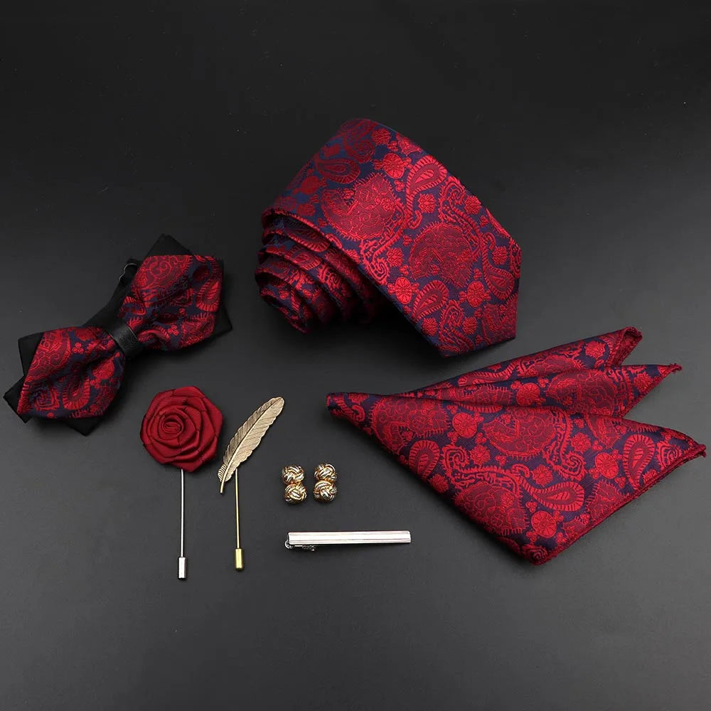 Ensemble cravate unisexe avec accessoires – CLEVI Paris