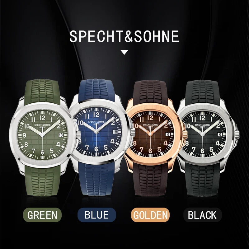 Montre Mécanique Homme Specht & Söhne SP0008-5 – Miyota 8215, Saphir & Étanche 50m