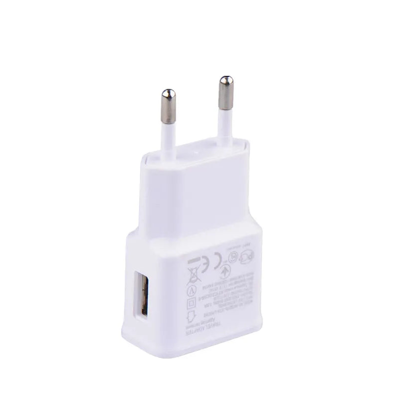 Chargeur Secteur USB 5V 1A ou 2A Prise EU Blanc – CLEVI Paris