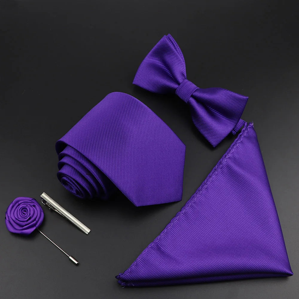 Ensemble cravate unisexe avec accessoires – CLEVI Paris