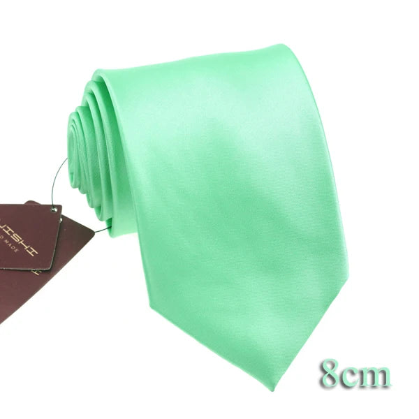 Cravate unisexe unie 6 à 8 cm – CLEVI Paris