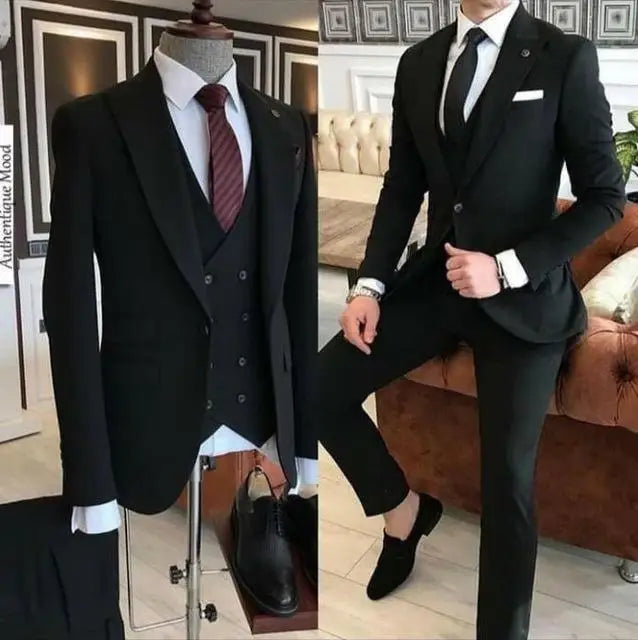 Costume homme 3 pièces ajusté – CLEVI Paris