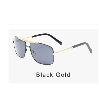 Lunettes de Soleil Carrées Vintage Retro UV400 Dégradé Monture Alliage Homme – CLEVI Paris