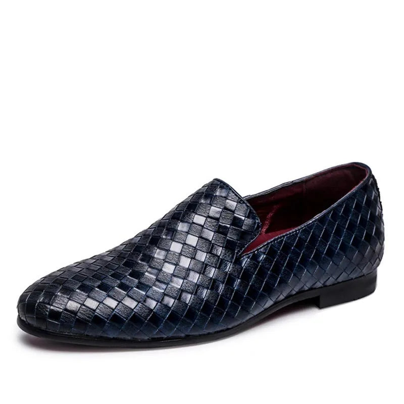 Penny Loafers Homme Cuir Tressé Slip-On | 4 Coloris – CLEVI Paris