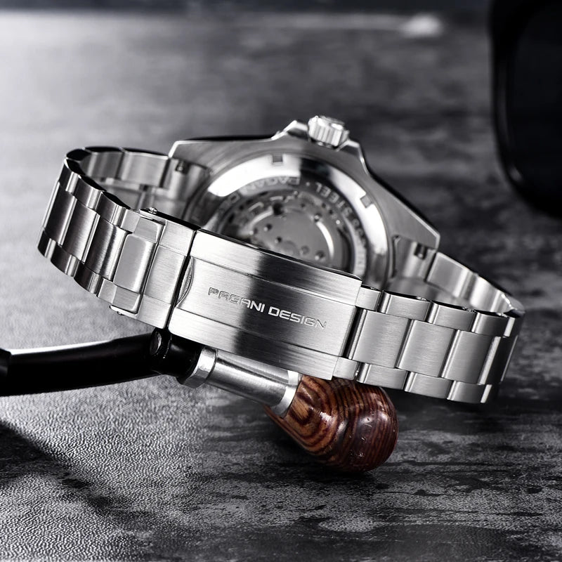 Montre Mécanique Homme PAGANI DESIGN PD-1639 – Automatique, Saphir, 10ATM, MIYOTA 8215 / NH35A