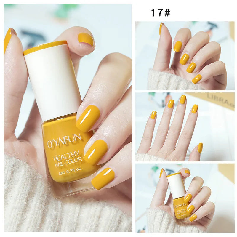 Vernis à Ongles Séchage Rapide Sans UV – Glitter, Matte & Paillettes 40 Couleurs – CLEVI Paris