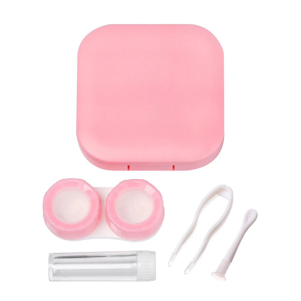 Boîtier à Lentilles de Contact Carré Portable | 17 Coloris | Voyage & Quotidien | Unisexe – CLEVI Paris