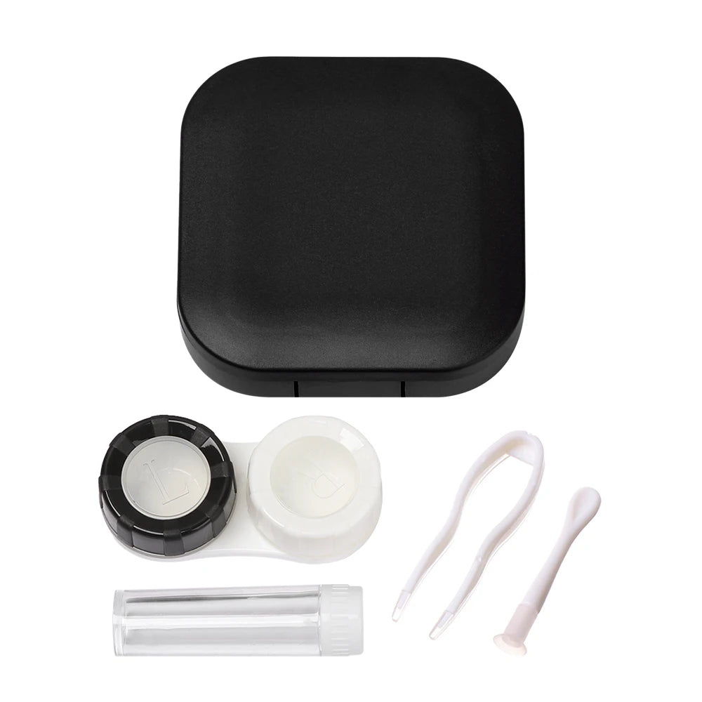 Boîtier à Lentilles de Contact Carré Portable | 17 Coloris | Voyage & Quotidien | Unisexe – CLEVI Paris