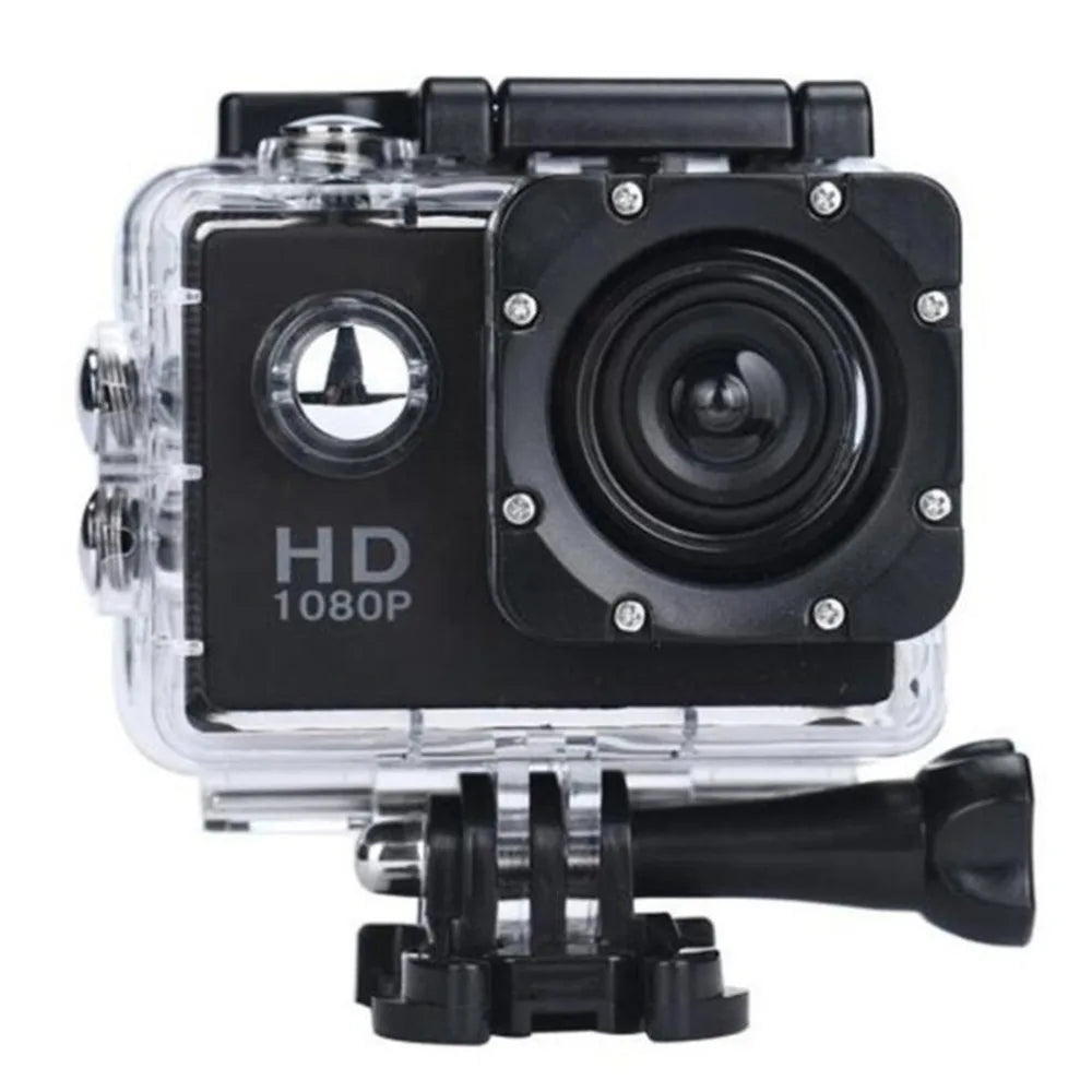 Caméra Sport Étanche 1080P Grand Angle – Plongée & Action – CLEVI Paris