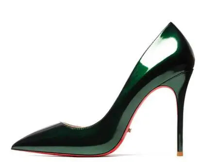 Escarpins Femme Talons Aiguilles Bout Pointu | Marron, Noir, Nude, Gris, Vert Jade – CLEVI Paris
