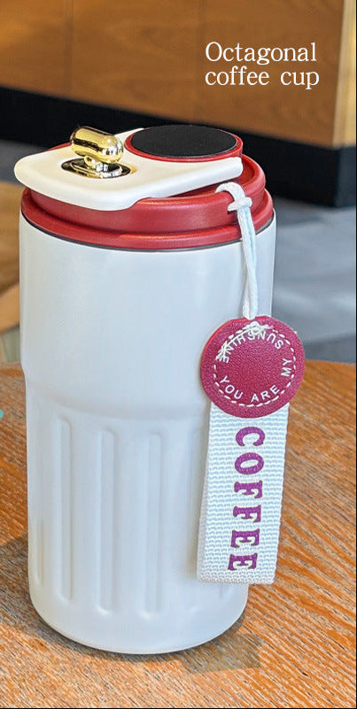 Mug Isotherme Inox Double Paroi Floral & Uni 350-530ml – CLEVI Paris