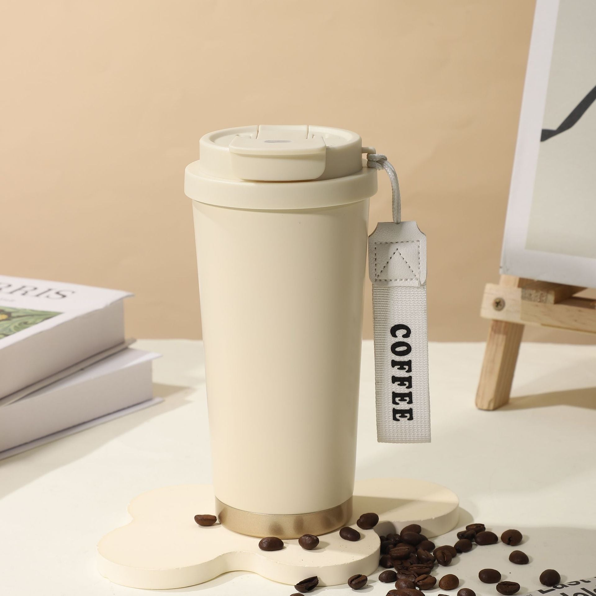 Mug Isotherme Inox Double Paroi Floral & Uni 350-530ml – CLEVI Paris