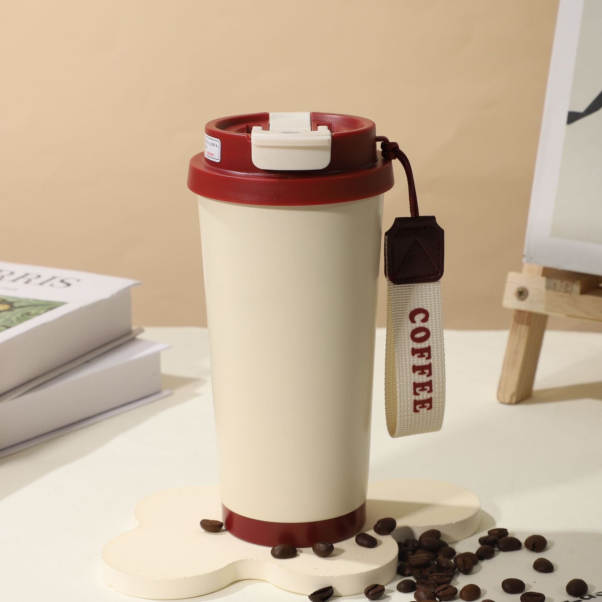 Mug Isotherme Inox Double Paroi Floral & Uni 350-530ml – CLEVI Paris